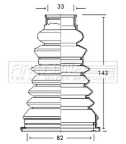Пыльник, приводной вал FIRST LINE купить