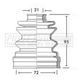 Пыльник, приводной вал FIRST LINE купить