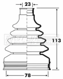 Пыльник, приводной вал FIRST LINE купить
