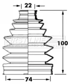 Пыльник, приводной вал FIRST LINE купить