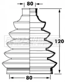 Пыльник, приводной вал FIRST LINE купить