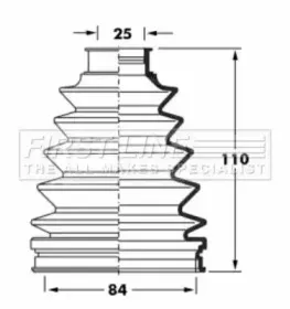Пыльник, приводной вал FIRST LINE купить