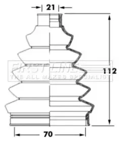 Пыльник, приводной вал FIRST LINE купить