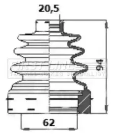 Пыльник, приводной вал FIRST LINE купить
