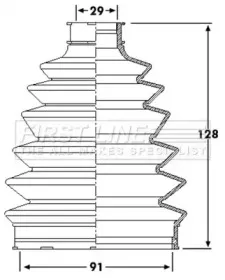 Пыльник, приводной вал FIRST LINE купить