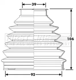 Пыльник, приводной вал FIRST LINE купить