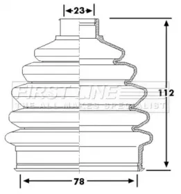 Пыльник, приводной вал FIRST LINE купить