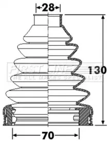 Пыльник, приводной вал FIRST LINE купить
