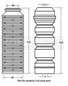 Пылезащитный комплект, амортизатор FIRST LINE купить