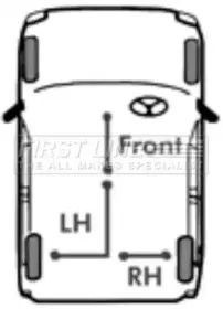 Трос, стояночная тормозная система FIRST LINE купить