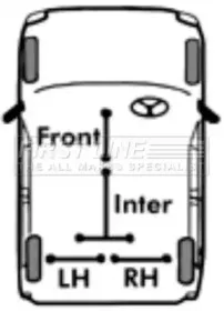 Трос, стояночная тормозная система FIRST LINE купить