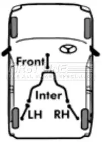 Трос, стояночная тормозная система FIRST LINE купить