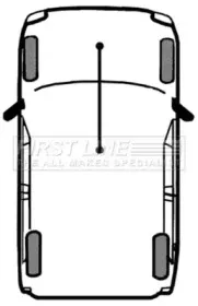 Трос, стояночная тормозная система FIRST LINE купить