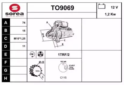 Стартер SNRA купить