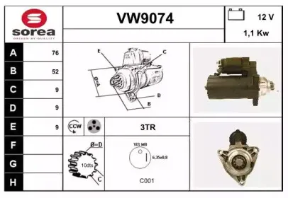Стартер SNRA купить