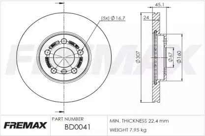 Тормозной диск FREMAX купить