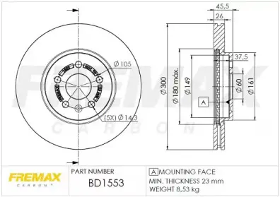 Тормозной диск FREMAX купить