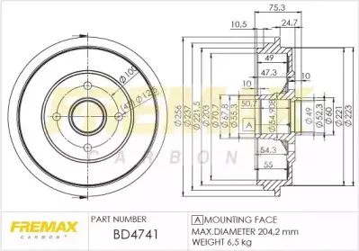 Тормозной барабан FREMAX купить
