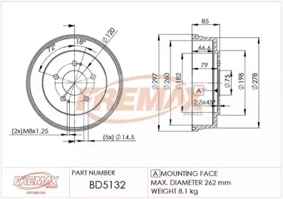 Тормозной барабан FREMAX купить