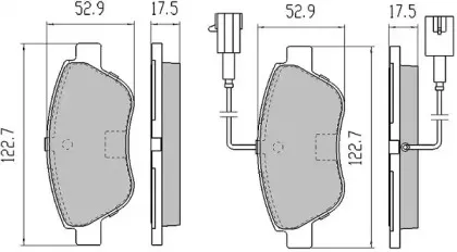 Комплект тормозных колодок, дисковый тормоз FREMAX купить