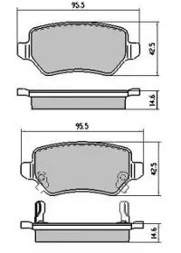 Комплект тормозных колодок, дисковый тормоз FREMAX купить