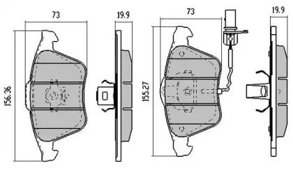 Комплект тормозных колодок, дисковый тормоз FREMAX купить
