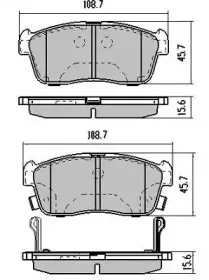 Комплект тормозных колодок, дисковый тормоз FREMAX купить