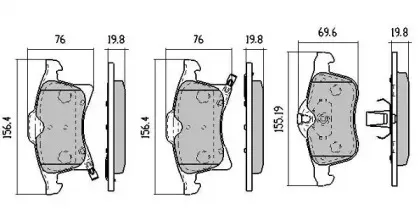 Комплект тормозных колодок, дисковый тормоз FREMAX купить