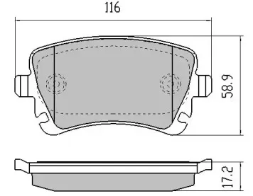 Комплект тормозных колодок, дисковый тормоз FREMAX купить