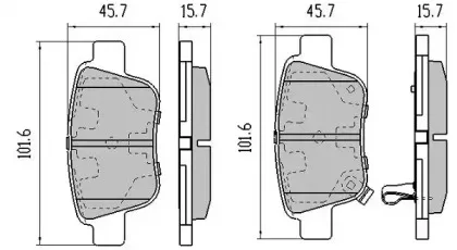 Комплект тормозных колодок, дисковый тормоз FREMAX купить