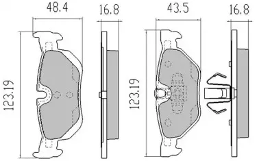 Комплект тормозных колодок, дисковый тормоз FREMAX купить