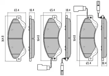 Комплект тормозных колодок, дисковый тормоз FREMAX купить