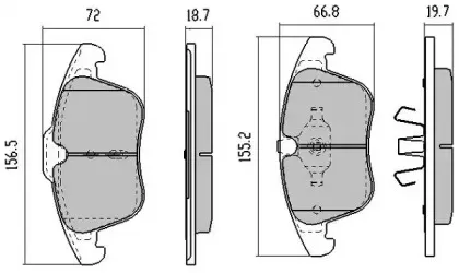 Комплект тормозных колодок, дисковый тормоз FREMAX купить