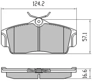Комплект тормозных колодок, дисковый тормоз FREMAX купить
