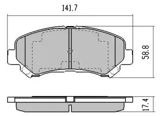 Комплект тормозных колодок, дисковый тормоз FREMAX купить