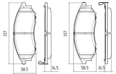 Комплект тормозных колодок, дисковый тормоз FREMAX купить