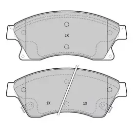 Комплект тормозных колодок, дисковый тормоз FREMAX купить