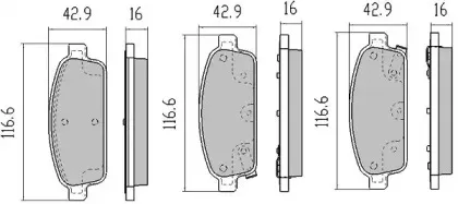 Комплект тормозных колодок, дисковый тормоз FREMAX купить