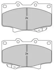 Комплект тормозных колодок, дисковый тормоз FREMAX купить