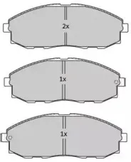 Комплект тормозных колодок, дисковый тормоз FREMAX купить