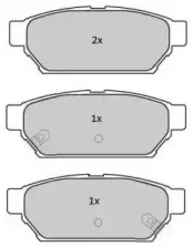 Комплект тормозных колодок, дисковый тормоз FREMAX купить