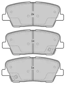 Комплект тормозных колодок, дисковый тормоз FREMAX купить