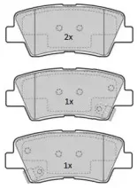 Комплект тормозных колодок, дисковый тормоз FREMAX купить