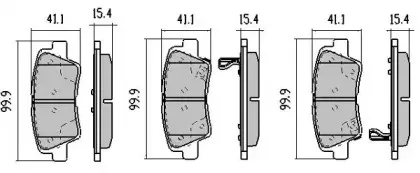 Комплект тормозных колодок, дисковый тормоз FREMAX купить