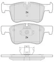 Комплект тормозных колодок, дисковый тормоз FREMAX купить