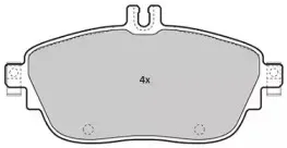 Комплект тормозных колодок, дисковый тормоз FREMAX купить