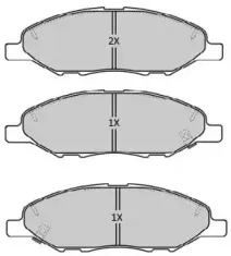 Комплект тормозных колодок, дисковый тормоз FREMAX купить