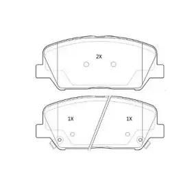 Комплект тормозных колодок, дисковый тормоз FREMAX купить