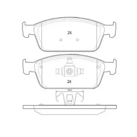 Комплект тормозных колодок, дисковый тормоз FREMAX купить