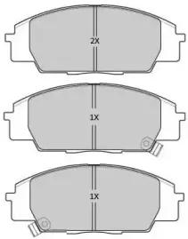 Комплект тормозных колодок, дисковый тормоз FREMAX купить